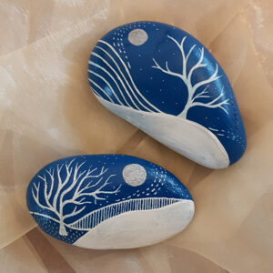 Winter-trees-painted-stone
