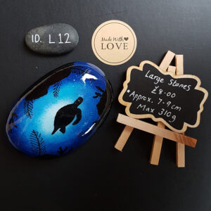 Hand painted stone gift_B_L12_turtle_Gifts