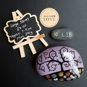 Hand painted stone gift_B_L18_tree of life_Gifts