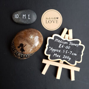 Hand painted stone gift_B_M1_reach for the stars_Gifts