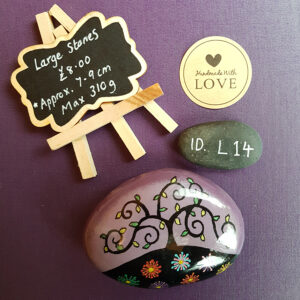 Hand painted stone gift_P_L14_tree of life_Gifts