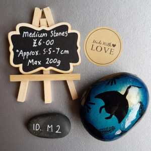 Hand painted stone gift_S_M2_Manta Ray_Gifts
